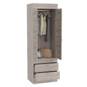 Armoire Tarento,Two Drawers - Light Gray