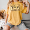 Dog Lover T-Shirt - Blessed & Dog Obsessed Comfort Colors Tee With Paw Prints
