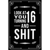 Look at You Turning 16 and Shit: Funny birthday gift for 16 year old - Paperback