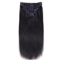 120G 8Pcs/Set Clip in Hair Extensions Straight Natural Black #1B Human Hair Clips 16-26 Inch Brazilian Remy Hair Blonde #613