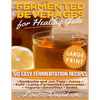 Fermented Beverages for Healthy Guts ***Large Print Edition***: 50 Easy Fermentation Recipes - Kombucha and Jun Teas, Juices, Kefir, Lacto-Fermented L - Paperback