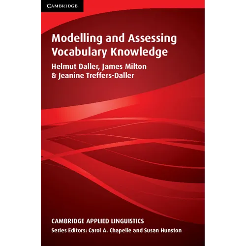Modelling and Assessing Vocabulary Knowledge - Paperback