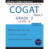 Two Full Length Practice Tests for the CogAT Form 7 Level 8 (Grade 2): Volume 1: Workbook for the CogAT Form 7 Level 8 (Grade 2) - Paperback
