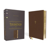 Nasb, Thompson Chain-Reference Bible, Leathersoft, Brown, 1995 Text, Red Letter, Comfort Print - Imitation Leather