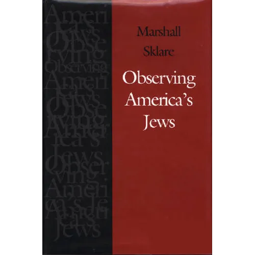 Observing America's Jews - Paperback