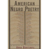 American Negro Poetry: An Anthology - Paperback