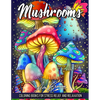 Mushrooms Coloring Book: Adult Coloring Book Featuring Mushrooms, Snails, and More For Stress Relief And Relaxation - Paperback