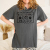Dog Lover T-Shirt - Blessed & Dog Obsessed Comfort Colors Tee With Paw Prints