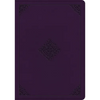 ESV Single Column Journaling Bible, Large Print (Trutone, Lavender, Ornament Design) - Imitation Leather