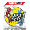 Swear Word Adult Coloring Book: 25 Stress Relief Colouring Words - Paperback