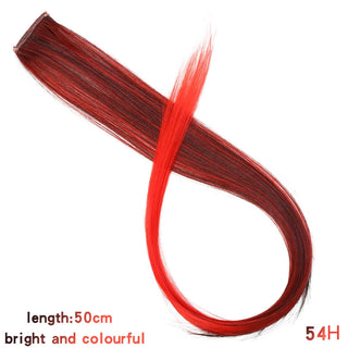 Buy 54h Synthetic Rainbow Highlighted Hair