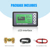 ACOPOWER 500A Battery Monitor, High and Low Voltage Programmable Alarm, Voltage Range 10v-120v