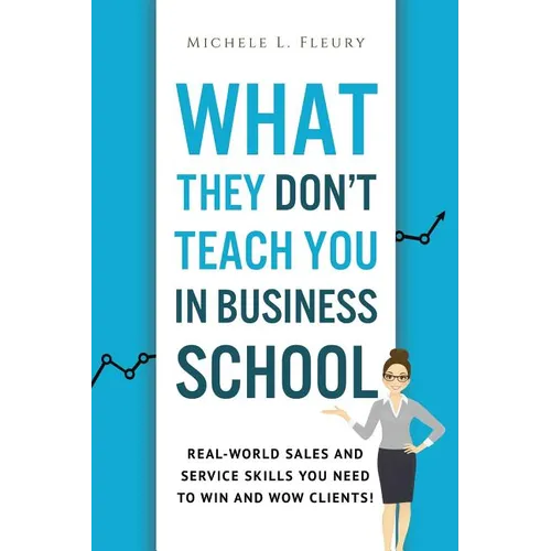 What They Don't Teach You In Business School: Real-World Sales And Service Skills You Need To Win And Wow Clients! - Paperback