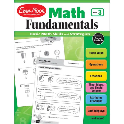 Math Fundamentals, Grade 3 - Paperback