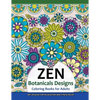 ZEN Botanicals Designs Coloring Books For Adults: Art Designs for Relaxation and Stress Relief - Paperback