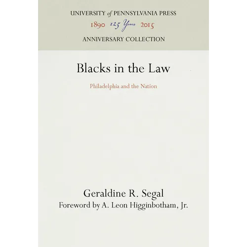 Blacks in the Law - Hardcover