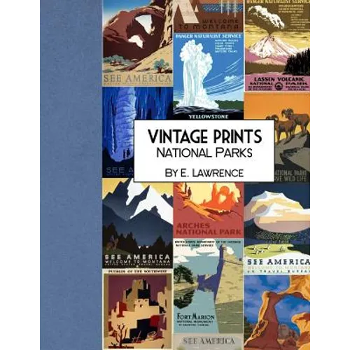 Vintage Prints: National Parks - Paperback