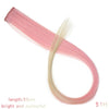 22 Inch Synthetic Colored Highlight Hair Extensions