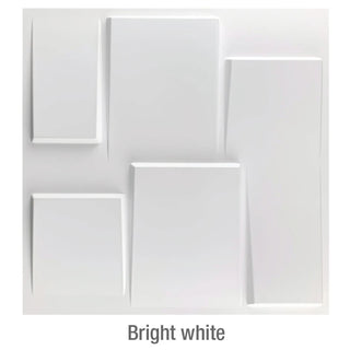 Buy r-bright-white1 30x30cm  Non-Self-Adhesive 3D Wall Sticker