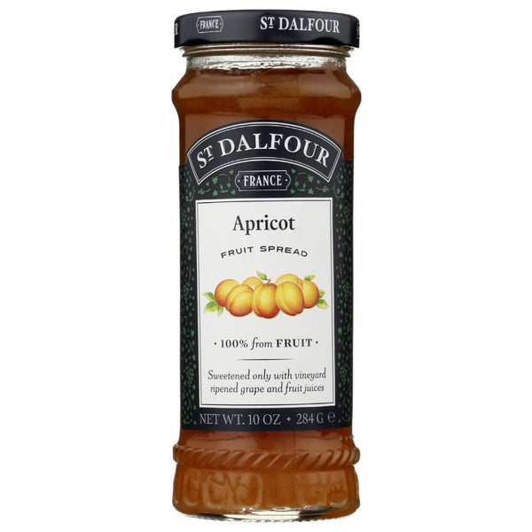 ST DALFOUR: Apricot Fruit Spread, 10 oz