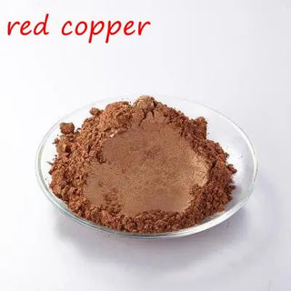 Buy red-copper 500g/Bag Multicolour Pearl Mica Powder Pigment Light Purple Pearlescent Pigment for Cosmetic Making.