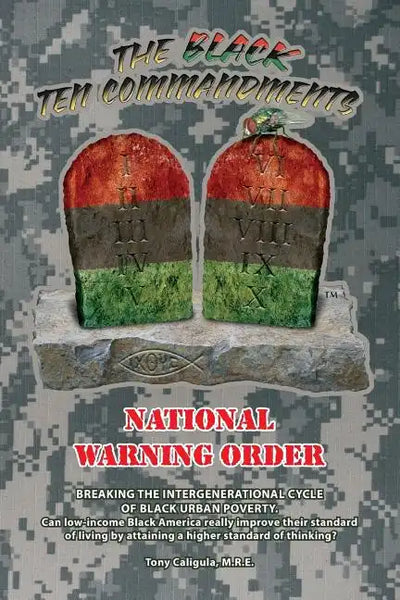 The Black Ten Commandments: National Warning Order - Paperback