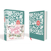 Niv, Beautiful Word Coloring Bible for Girls, Leathersoft Over Board, Teal: Hundreds of Verses to Color - Hardcover