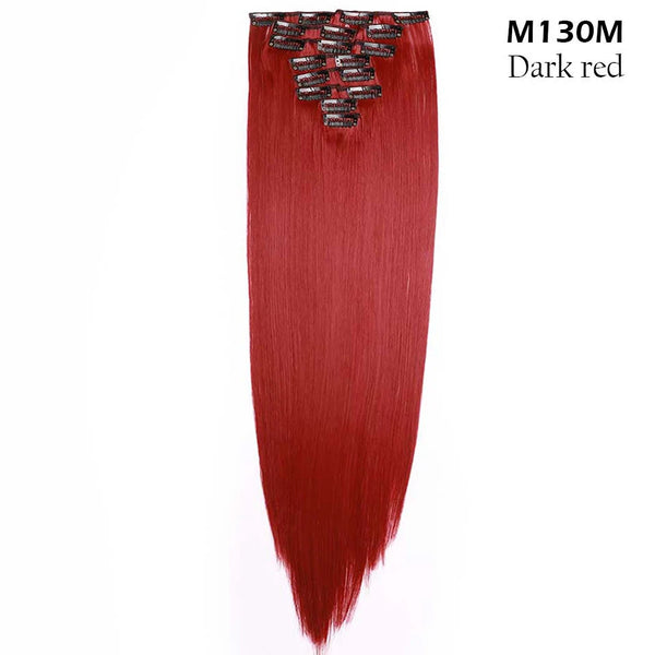 Long Straight Clip in on Hair Extensions