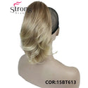 12" Dual Use Curly Styled Clip in Claw Ponytail Hair Extension Synthetic Hairpiece 125g With a Jaw/Claw Clip