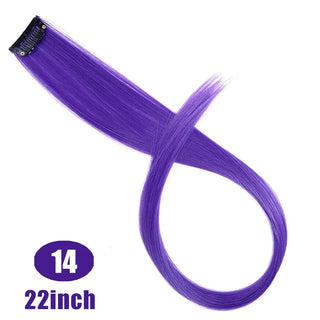 Buy 14 Synthetic Rainbow Highlighted Hair