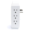 Emerson 6-Outlet + USB Wall Charger with Surge Protection and LED Lighting