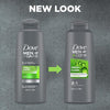 Dove Men + Care Fortifying 2-In-1 Shampoo And Conditioner Fresh And Clean With Caffeine For Everyday Care Helps Strengthen And Nourish Hair 20.4 Oz