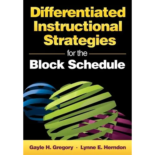 Differentiated Instructional Strategies for the Block Schedule - Paperback