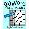 Word Fill-In Puzzles, Volume 21: 90 Puzzles - Paperback