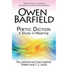 Poetic Diction: A Study in Meaning - Paperback