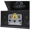 Victor State 7-in-1 Wood Music Center Graphite - Refurbished