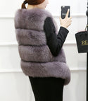 Faux Fur Sleeveless Vest