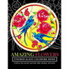 Amazing Flowers Stained Glass Coloring Books for adults: Mind Calming And Stress Relieving Patterns (Coloring Books For Adults) - Paperback