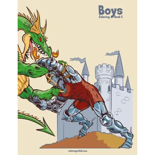 Boys Coloring Book 2 - Paperback