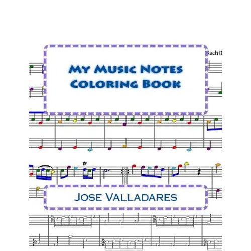 My Music Notes Coloring Book - Paperback