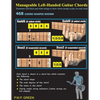 Manageable Left-Handed Guitar Chords: Illustrated with black and white strings to show which strings to play for each chord - Paperback
