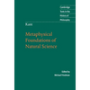 Kant: Metaphysical Foundations of Natural Science - Hardcover