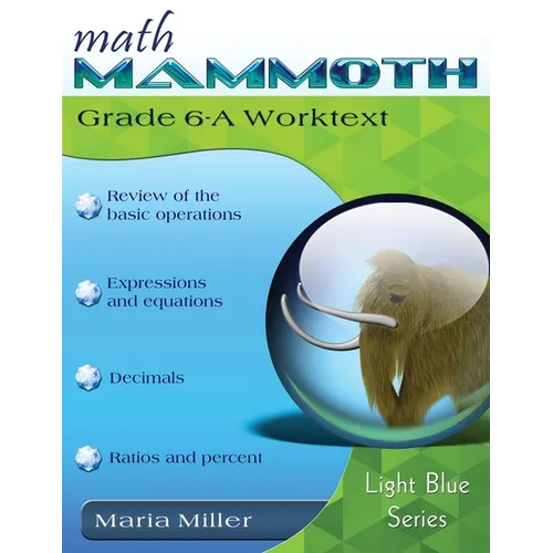 Math Mammoth Grade 6-A Worktext - Paperback