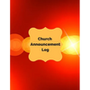 Church Announcement Log - Paperback
