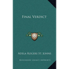 Final Verdict - Hardcover