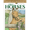 Creative Haven Great Horses Coloring Book - Paperback