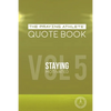 The Praying Athlete Quote Book Vol. 5 Staying Motivated - Paperback
