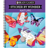 Brain Games - Sticker by Number: Nature (28 Images to Sticker) - Spiral