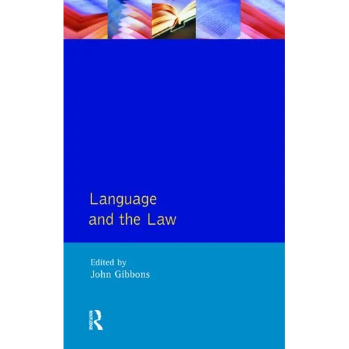Language and the Law - Paperback