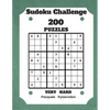 Sudoku Challenge 200 Puzzles Very Hard: Large Print Sudoku Puzzle Book (Very Hard) - Paperback